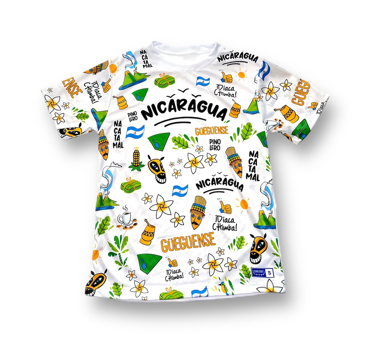 Camisa Nica con figuras ( size L )